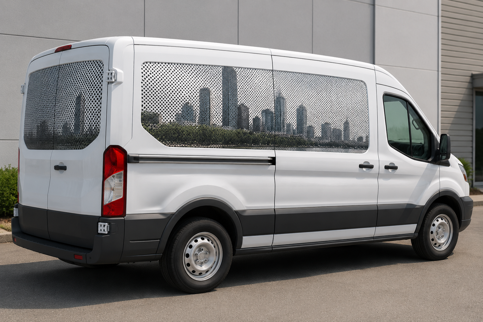 Perforated Window Vinyl